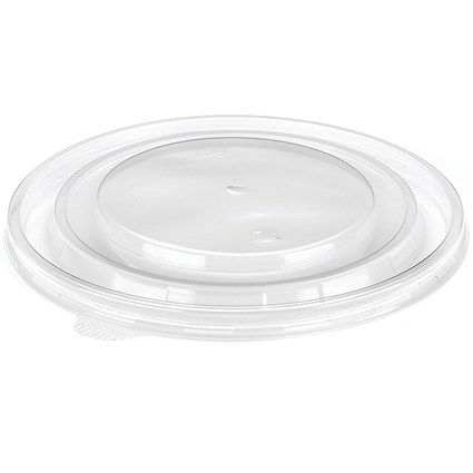 Go-Pak Round Polypropylene Lid, 1300ml, Clear, Pack of 300 Go-Pak Round Polypropylene Lid, 1300ml, Clear, Pack of 300