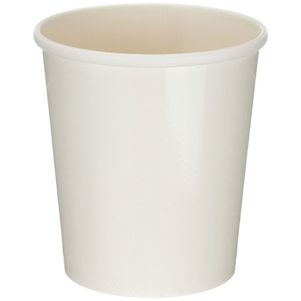 Go-Pak Heavy Duty PP Lined Soup Cup, 454ml, White, Pack of 500 Go-Pak Heavy Duty PP Lined Soup Cup, 454ml, White, Pack of 500