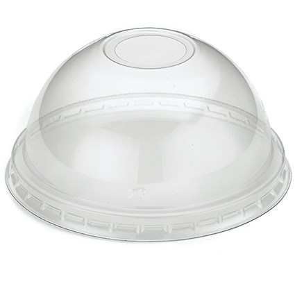 Go-Chill Recyclable PET Domed Lid with Hole, 341-625ml, Pack of 1000
