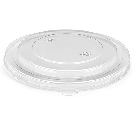 Go-Pak Round PET Lid, Assorted Sizes, Clear, Pack of 300