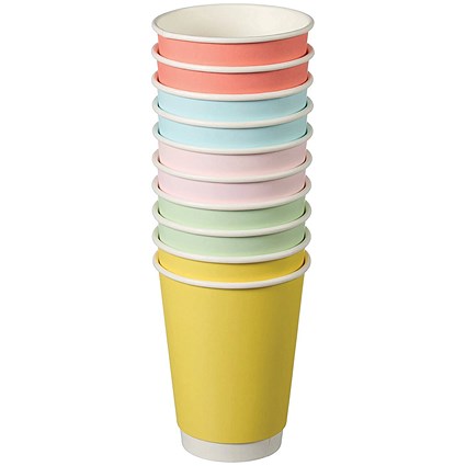 Go-Pak Confetti Double Wall Hot Cup 12oz Assorted Pack of 500