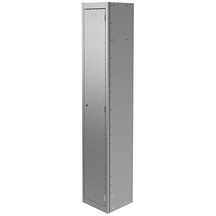 Graviti Plus 1 Door Steel Locker, Depth 450mm, Grey