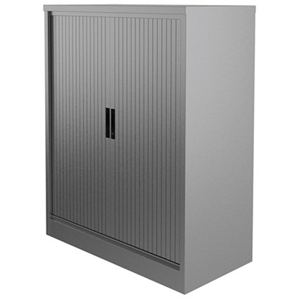 Graviti Plus Side Opening Tambour Cupboard, 2000mm High, Grey