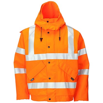 Gore-Tex Foul Weather Bomber Jacket, Orange, 3XL