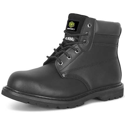 Beeswift Goodyear Welted 6 inch Boots, Black, 6
