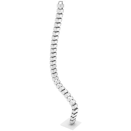 Air Height Adjustable Cable Spine, White Air Height Adjustable Cable Spine, White