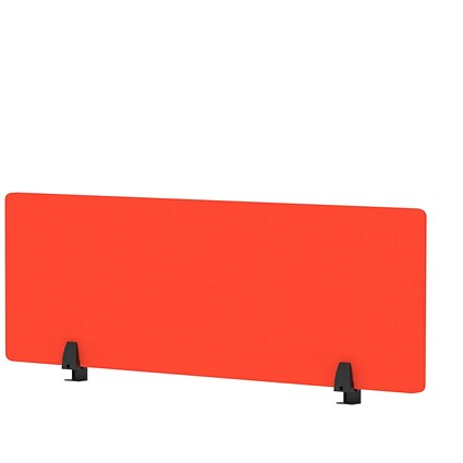 Air Desktop Screen, 1200 x 400mm, Tabasco Orange