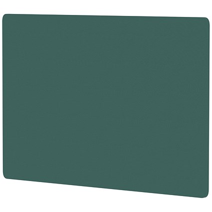 Air Back-to-Back Bench Desk Screen, 1200 x 800mm, Quest Kelp