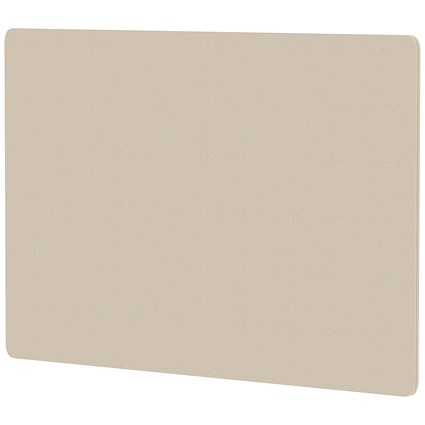 Air Back-to-Back Bench Desk Screen, 1200 x 800mm, Quest Salt