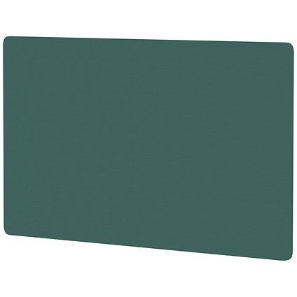 Air Back-to-Back Bench Desk Screen, 1400 x 800mm, Quest Kelp