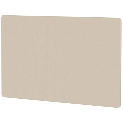 Air Back-to-Back Bench Desk Screen, 1400 x 800mm, Quest Salt