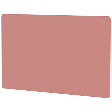 Air Back-to-Back Bench Desk Screen, 1400 x 800mm, Quest Shrimp