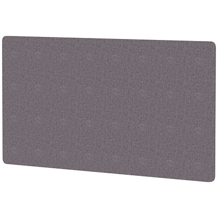 Air Back-to-Back Bench Desk Screen, 1600 x 800mm, Rivet Fuse