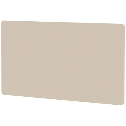 Air Back-to-Back Bench Desk Screen, 1600 x 800mm, Quest Salt