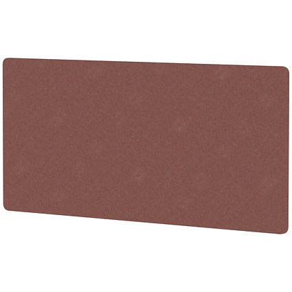 Air Back-to-Back Bench Desk Screen, 1800 x 800mm, Rivet Forge