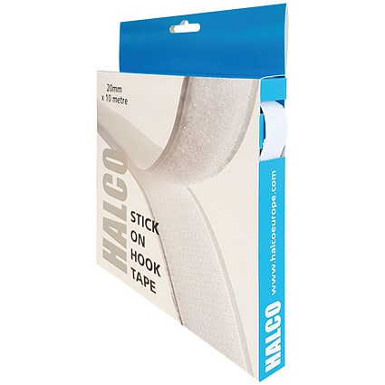 Halco Stick On Hook Roll, 20mmx10m
