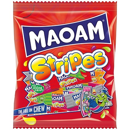 Maoam Stripes Share Size Bag 160g (Pack of 12)