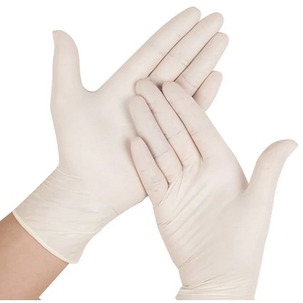 Handsafe Powdered Latex Gloves Large Natural (Pack of 100) GN03