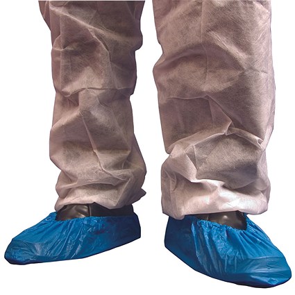 Shield Overshoes, Blue, 14 Inch, Pack of 2000 Shield Overshoes, Blue, 14 Inch, Pack of 2000