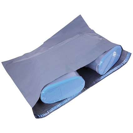 GoSecure Polythene Mailing Bags, 595x430mm, Opaque, Pack of 250 ...