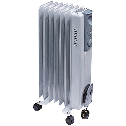 Oil-Filled Radiator 1.5kW - White