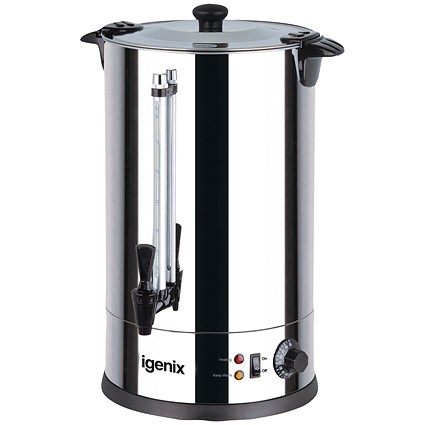 Igenix Stainless Steel Catering Urn, 30 Litre