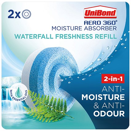 Unibond Aero 360 Waterfall Freshness Refill, Pack of 2