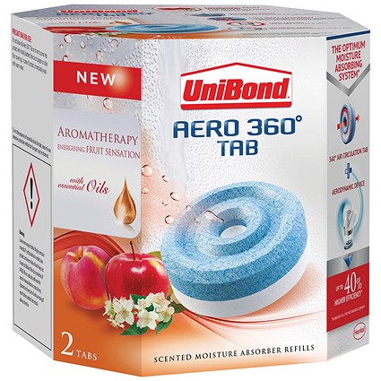 UniBond Aero 360 Moisture Absorber Fruit Refill (Pack of 2)