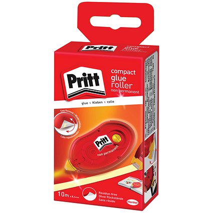 Pritt Non Permanent Glue Roller Compact 8.4mm x 10m (10 Pack) 2120625