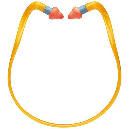 Howard Leight Qb2 Banded Earplugs, Orange, Pack of 10 Howard Leight Qb2 Banded Earplugs, Orange, Pack of 10