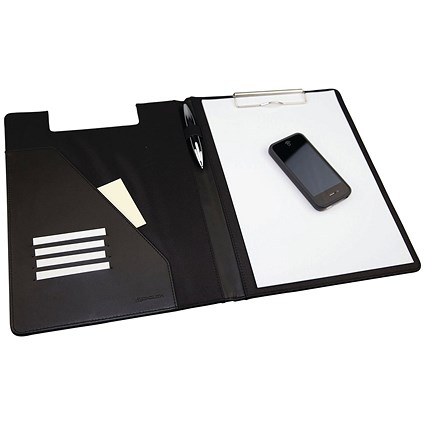 Monolith Leather Look A4 Conference and Meeting Folder