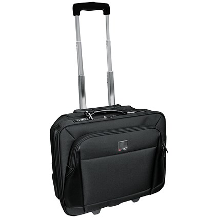 Monolith Executive Wheeled Laptop Case, For up to 15.4 Inch Laptops, Black Monolith Executive Wheeled Laptop Case, For up to 15.4 Inch Laptops, Black