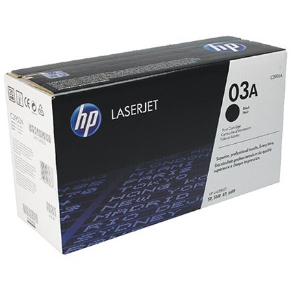 HP 03A Black Laser Toner Cartridge
