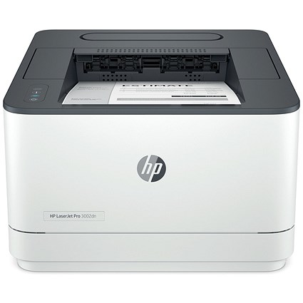 HP LaserJet Pro 3002dn A4 Mono Laser Printer, White