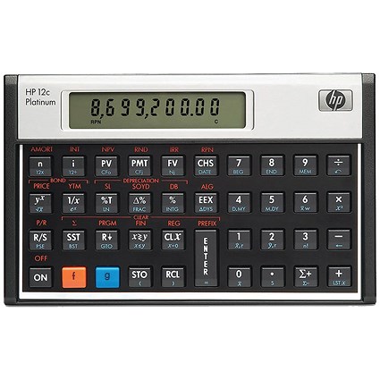 HP 12C Platinum Financial Calculator International HP-12C Plat Int