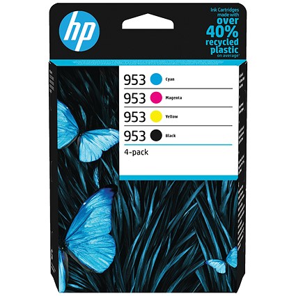 HP 953 Original Ink Cartridge CMYK 4-pack 6ZC69AE