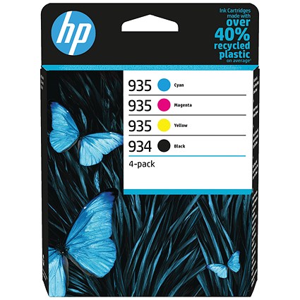 HP 934/935AE Original Ink Cartridge 4.5/10-ml CMYK 2-pack 6ZC72AE