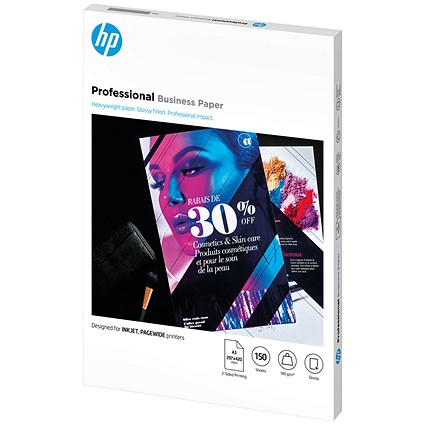 HP Professional Business Paper Glossy 180gsm A3 150 Sheets