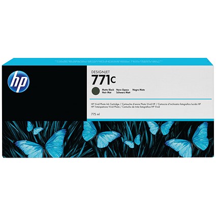 HP 771C Matte Black Ink Cartridge B6Y07A