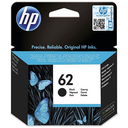 HP 62 Black Ink Cartridge