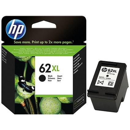 HP 62XL Black High Yield Ink Cartridge