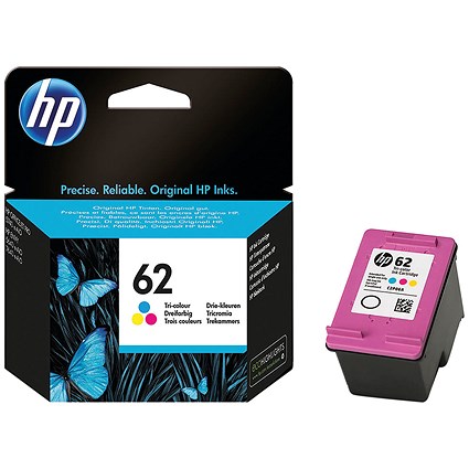 HP 62 Tri-Colour Ink Cartridge