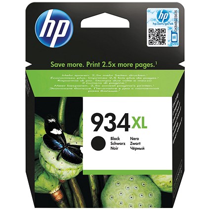 HP 934XL Original Ink Cartridge High Yield Black C2P23AE