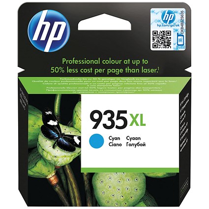 HP 935XL Original Ink Cartridge High Yield Cyan C2P24AE