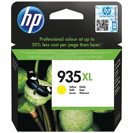 HP 935XL Original Ink Cartridge High Yield Yellow C2P26AE