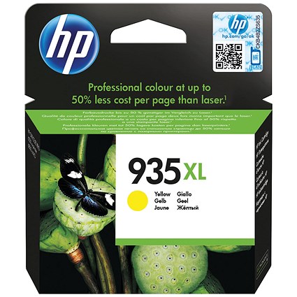 HP 935XL Ink Cartridge High Yield Yellow C2P26AE