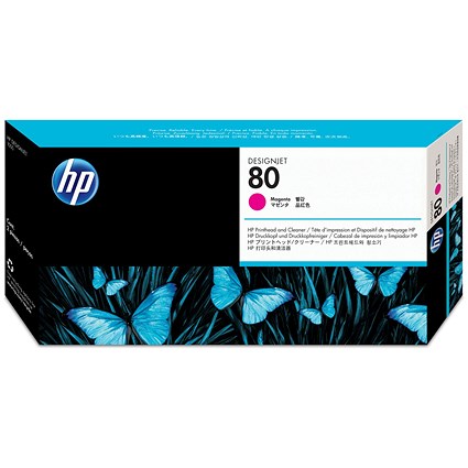 HP 80 Magenta Printhead and Cleaner C4822A