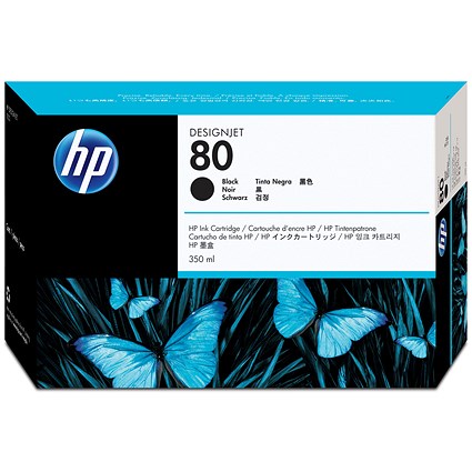HP 80 High Yield Black Ink Cartridge C4871A
