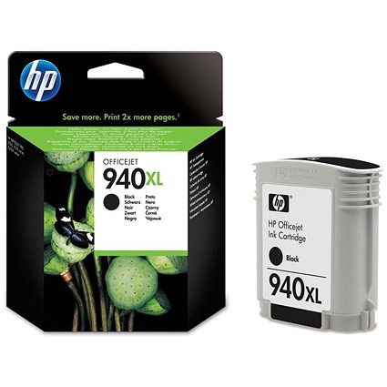 HP 940XL Black High Yield Ink Cartridge C4906AE