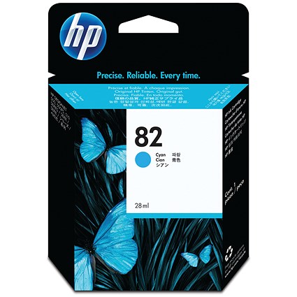 HP 82 High Yield Cyan Ink Cartridge C4911A